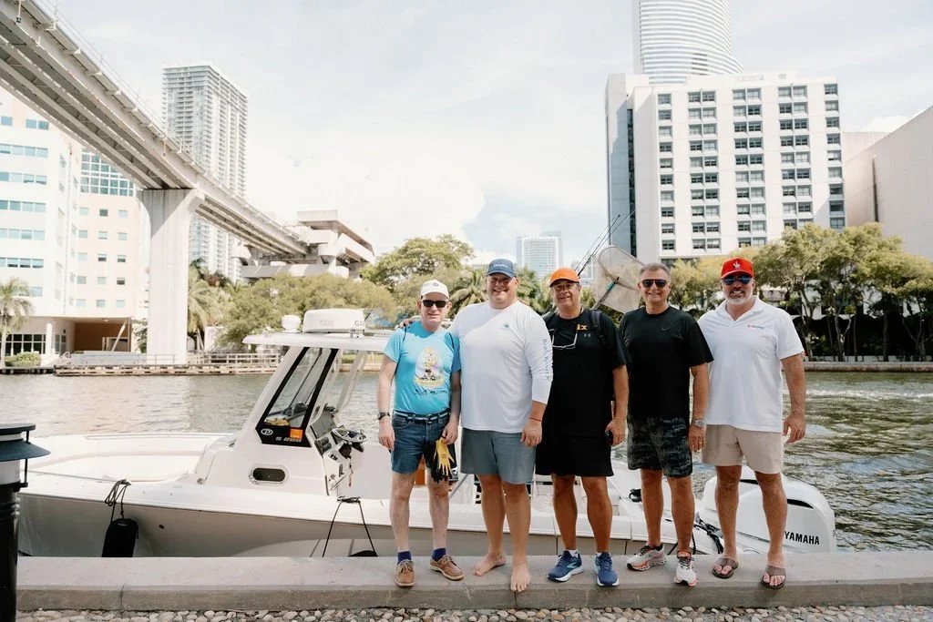 Brickell residents and neighbors along the waterfront